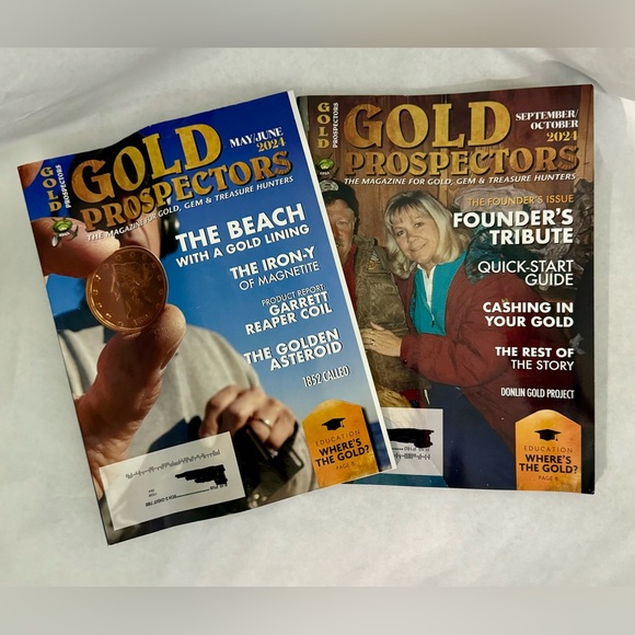 Gold Prospector issues of Sept./ Oct and May/June Of 2024  ( Set Of 2) - Picture 1 of 13